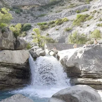 Cascade ferme de lubac
