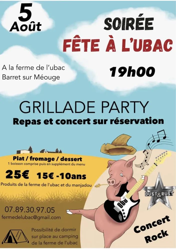 Affiche fete ubac